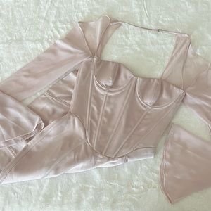 House of CB Isra satin mini dress